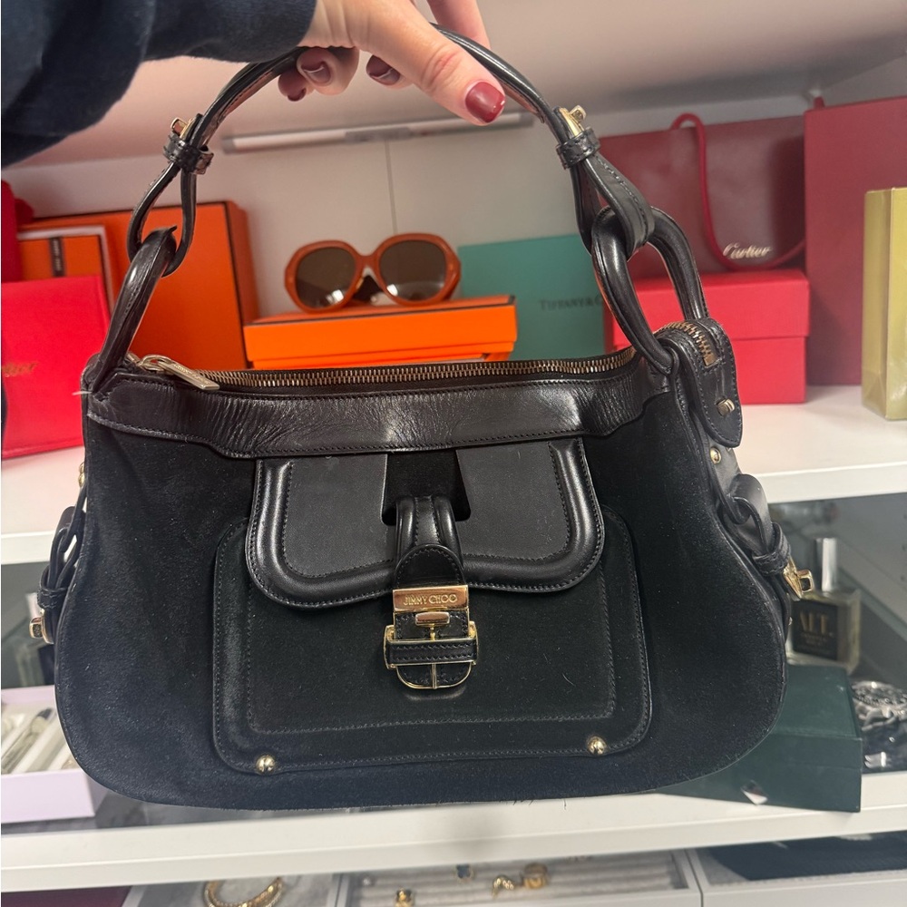 Black Leather Handbag
